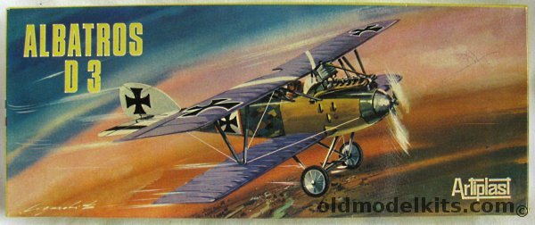 Artiplast 1/48 Albatross D3 (D-III / D-3) - Ex Aurora, 125 plastic model kit